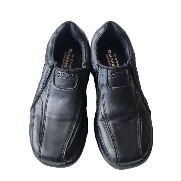 Skechers Grambler - Wallace Relaxed Fit Black 96311L Little Boys Size 1 US - Picture 3 of 11